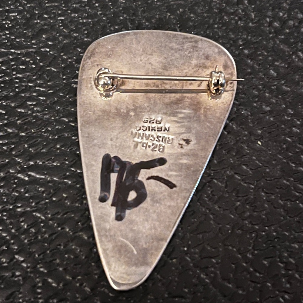 Abstract silver pin - Picture 3 of 4